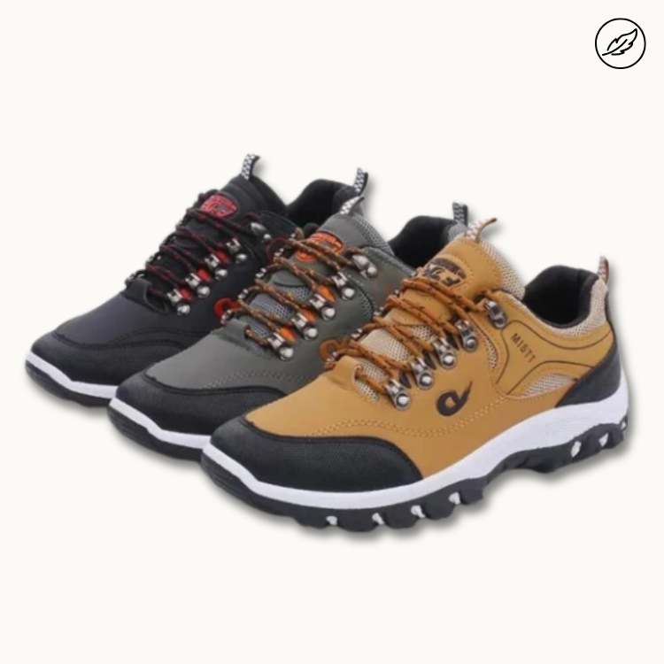 Orthopedic Hiking Shoes for Men & Women with Arch Support & Pain Relief, Wide Toe Box Sneakers for All-Day Comfort, Breathable Walking Shoes | Thomler