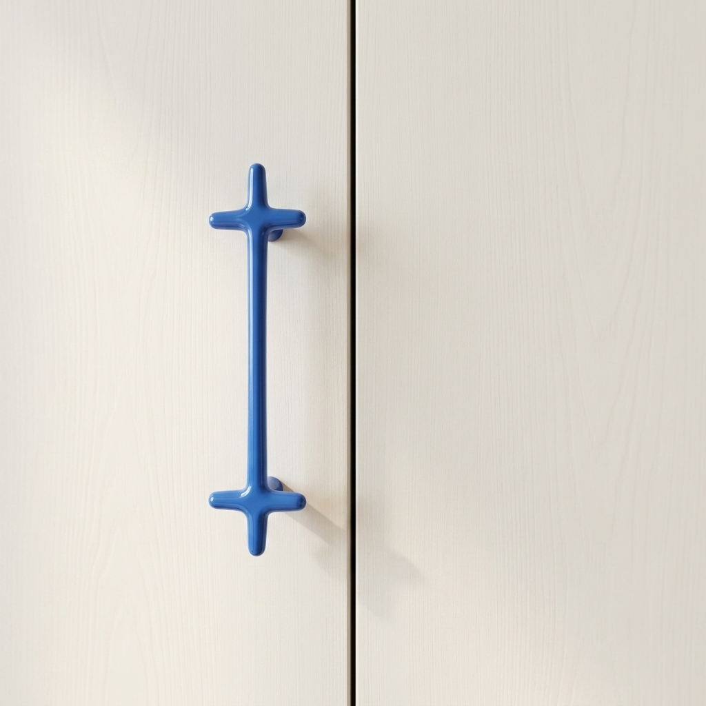 Rounded Cross-Shaped Cabinet Pull & Knob Set – Modern Colorful Drawer Hardware for Kitchen Cupboards, Dresser Handles, Furniture Knobs & | Thomler
