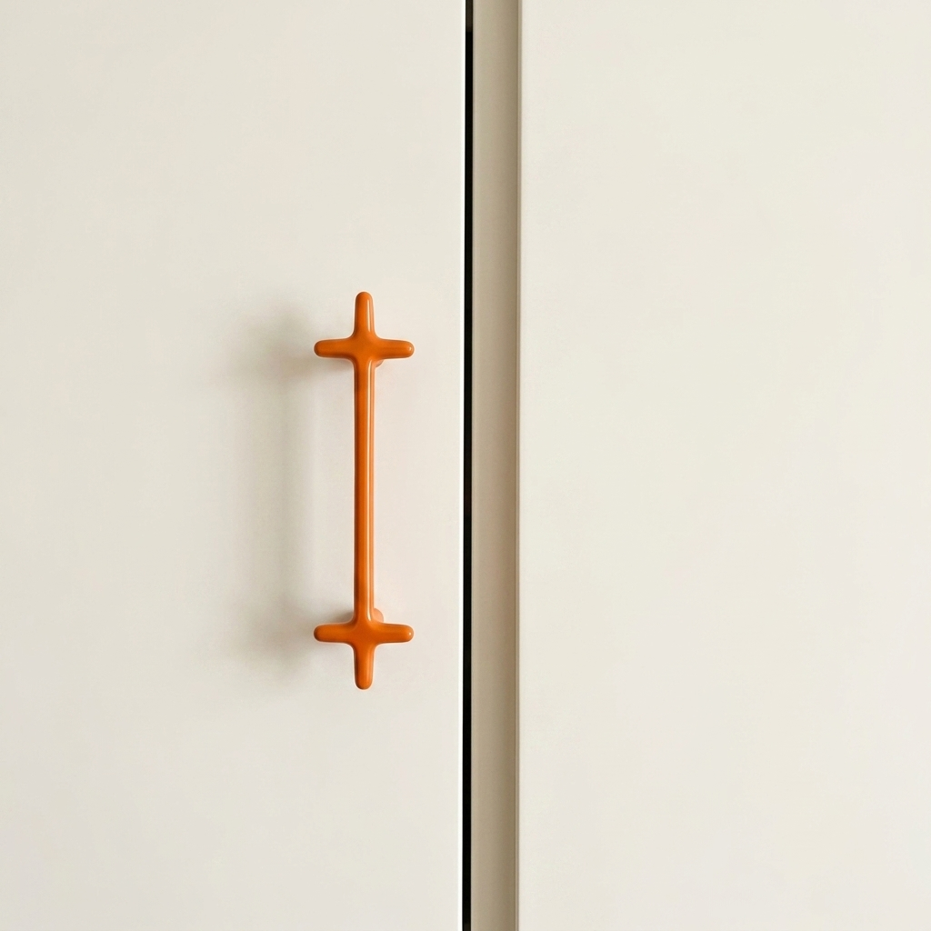 Rounded Cross-Shaped Cabinet Pull & Knob Set – Modern Colorful Drawer Hardware for Kitchen Cupboards, Dresser Handles, Furniture Knobs & | Thomler