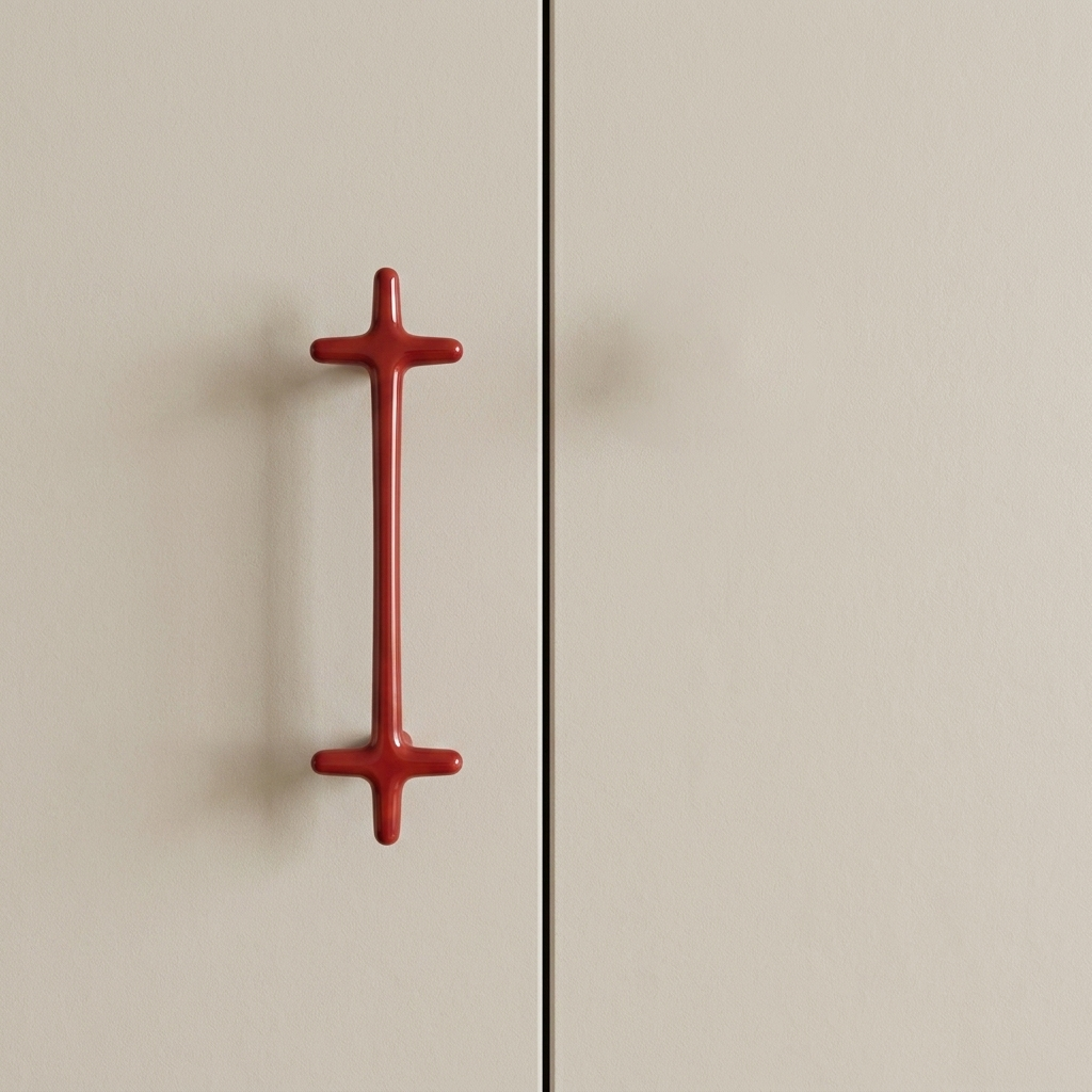 Rounded Cross-Shaped Cabinet Pull & Knob Set – Modern Colorful Drawer Hardware for Kitchen Cupboards, Dresser Handles, Furniture Knobs & | Thomler