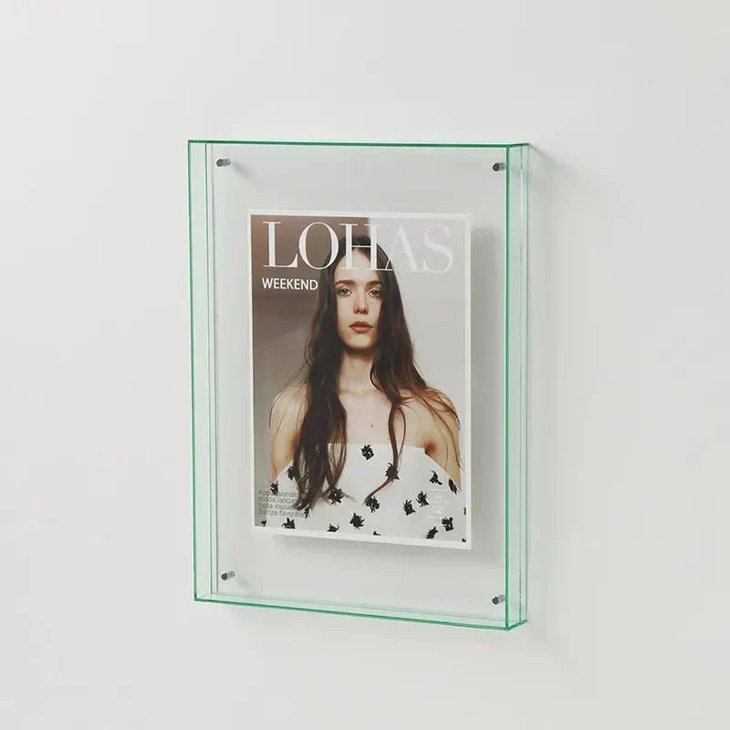Translucent Acrylic Picture Frame with Vibrant Color Tint for Desktop & Wall Display | Modern Photo Holder for 4x6 5x7 6x8 8x10 Prints | Thomler