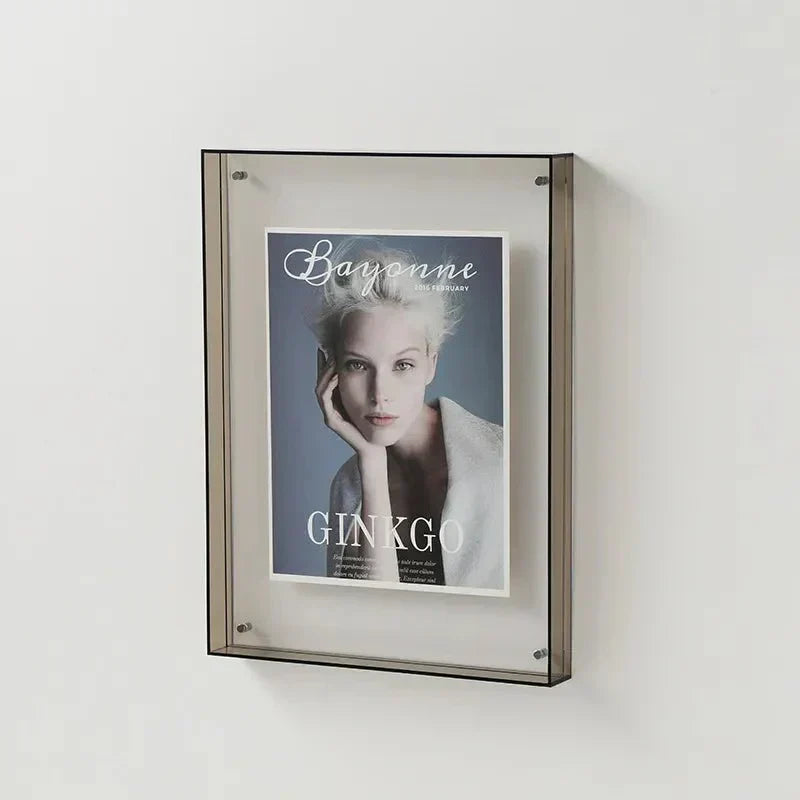 Translucent Acrylic Picture Frame with Vibrant Color Tint for Desktop & Wall Display | Modern Photo Holder for 4x6 5x7 6x8 8x10 Prints | Thomler