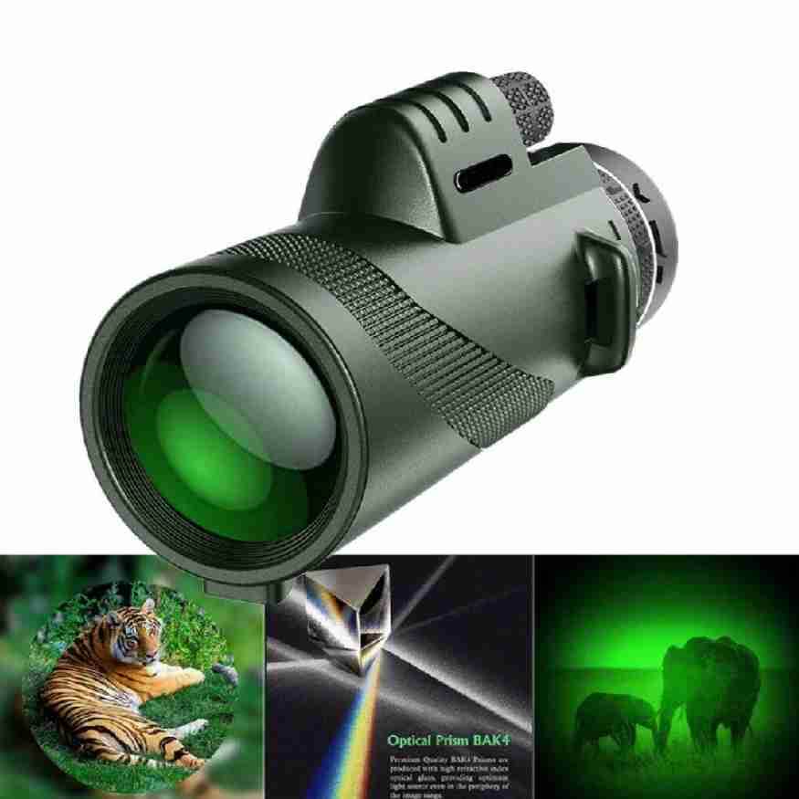 Portable HD Telescope Monocular 600x Magnification for Wildlife Bird Watching Hiking Sports Concerts Travel Outdoor Adventure | Thomler