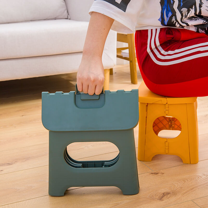 Collapsible Stepping Stool with Carry Handle for Kids & Adults – Lightweight Portable Home Helper | Thomler