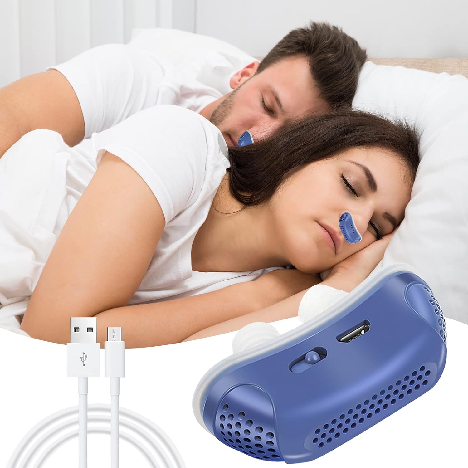 Portable Sleep Apnea Relief Device – Compact Nasal Airway Opener for Snore Reduction & Better Breathing | Thomler