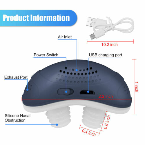 Portable Sleep Apnea Relief Device – Compact Nasal Airway Opener for Snore Reduction & Better Breathing | Thomler