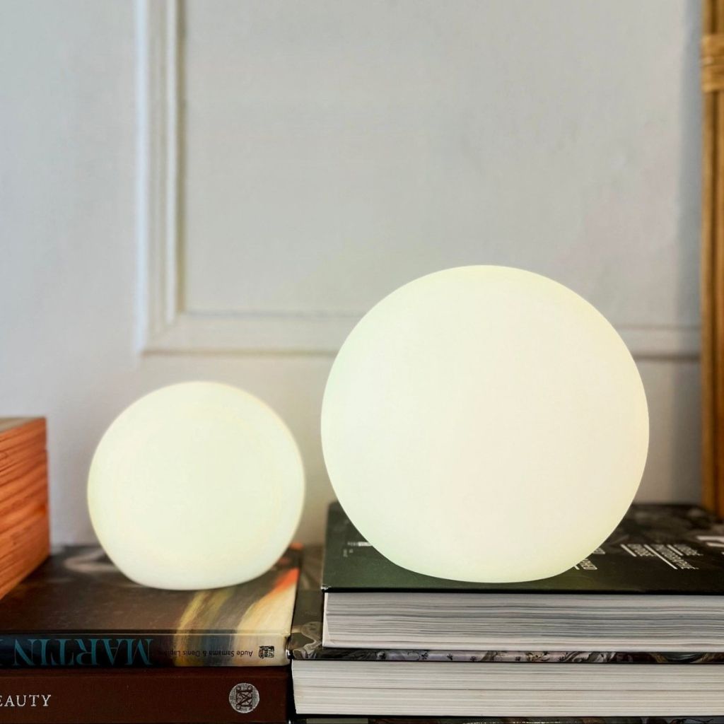 Rechargeable LED Globe Lamp with Remote – 16 Color Modes, Weather-Resistant for Indoor & Outdoor Ambient Lighting | Thomler