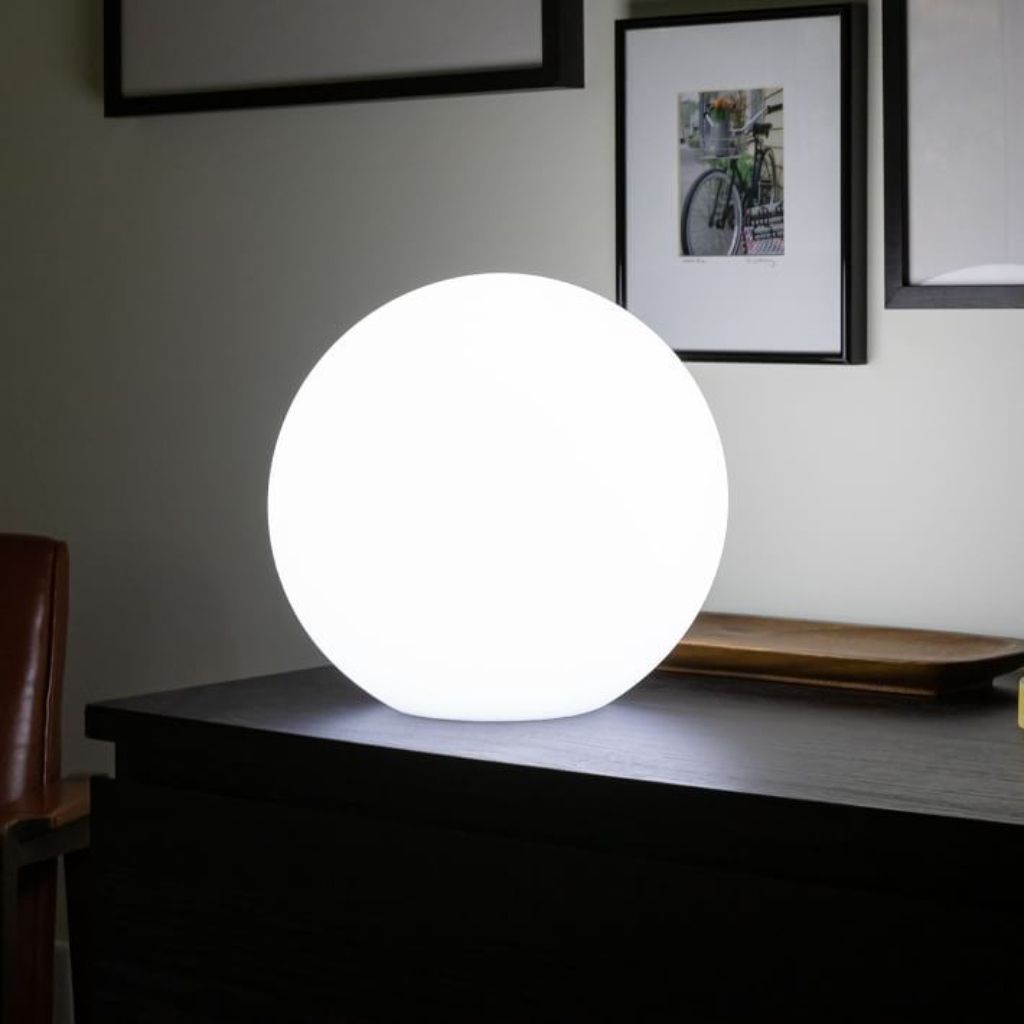 Rechargeable LED Globe Lamp with Remote – 16 Color Modes, Weather-Resistant for Indoor & Outdoor Ambient Lighting | Thomler