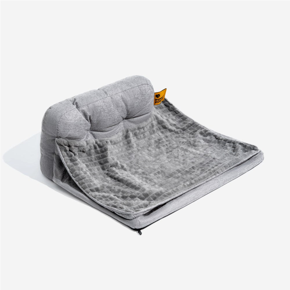 Orthopedic Pet Bed with Bolster Pillow for Dogs & Cats – Washable, Non-Slip Base, Year-Round Comfort | Thomler