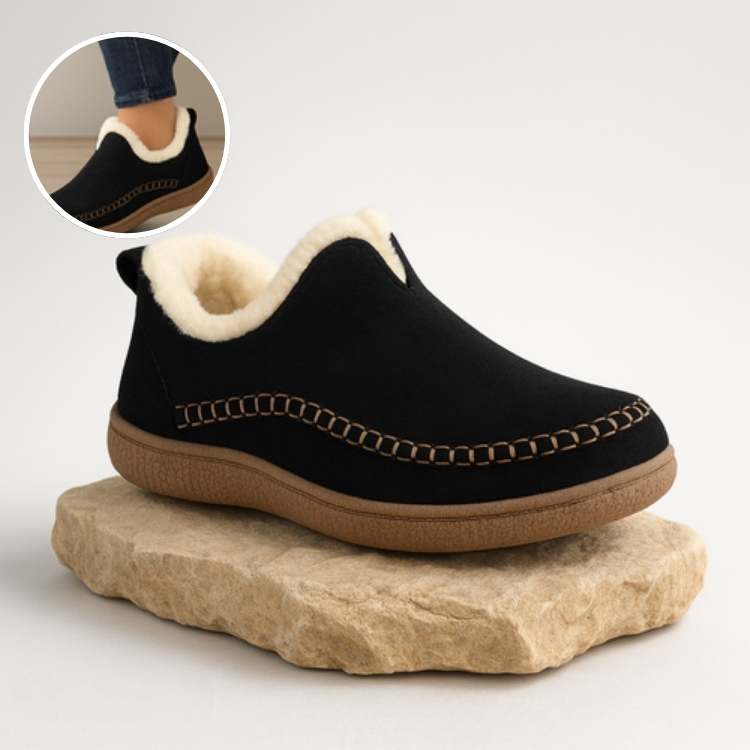 Thermal Insulated Slippers with Arch Support for Women & Men – Anti-Slip Indoor Outdoor House Shoes for Cold Weather, Winter, Home & Office | Thomler