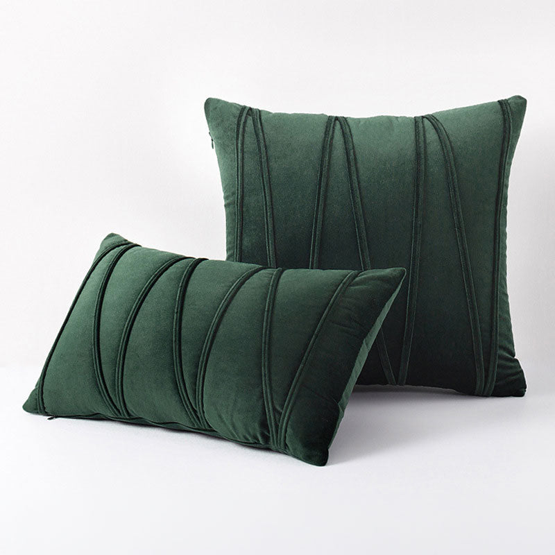 Cushion Cover Velvet Polyester 45.0 cm Pink Sofa Bedroom Decorative Throw Pillow Case Soft Modern | Thomler