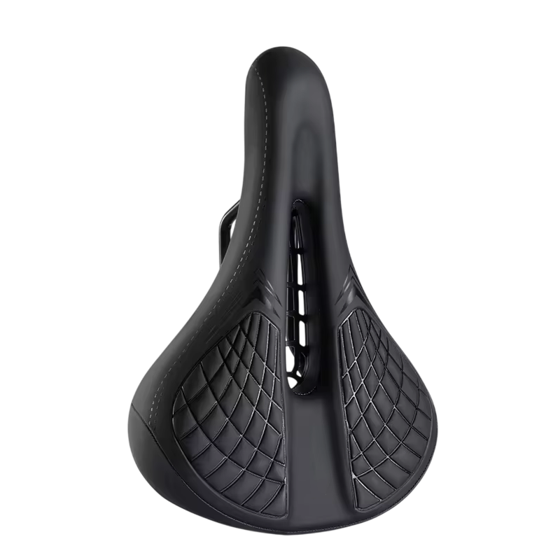 Mountain Bike Saddle with Ventilated Mesh, Spring Suspension & Taillight Mount for All-Terrain Cycling | Thomler