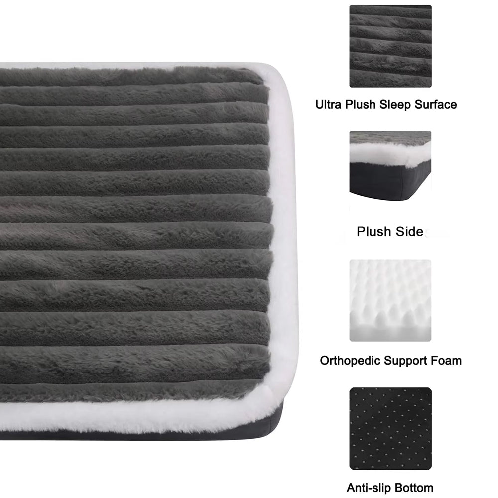 Orthopedic Dog Bed with Egg Crate Foam & Washable Cover for Joint Support & Senior Pets | Thomler