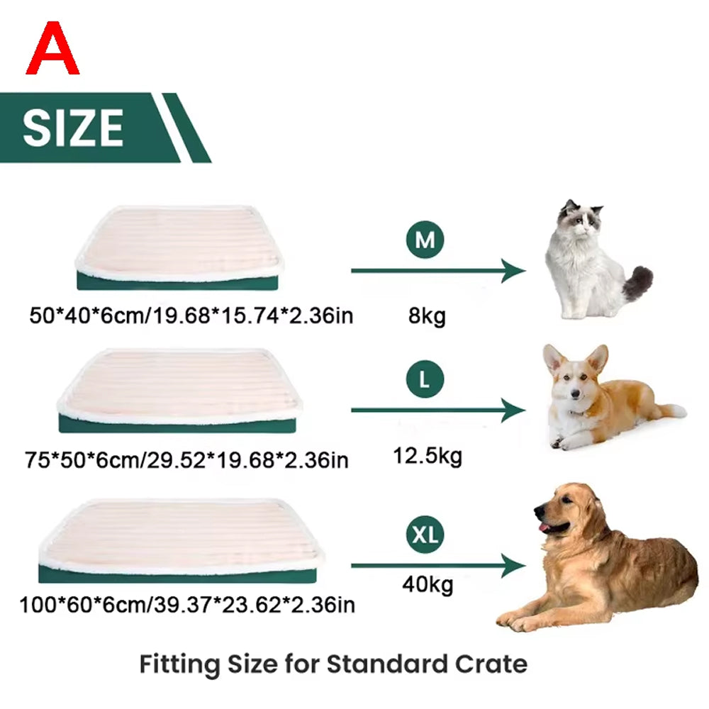 Orthopedic Dog Bed with Egg Crate Foam & Washable Cover for Joint Support & Senior Pets | Thomler