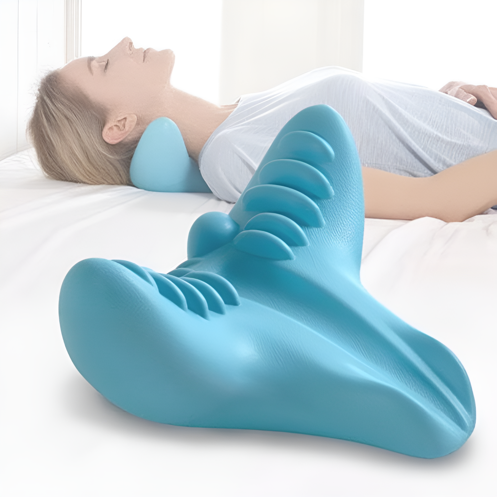 Neck Massage Pillow EVA 21.5 cm Daily Neck Relaxation Home Use Support Pain Relief | Thomler