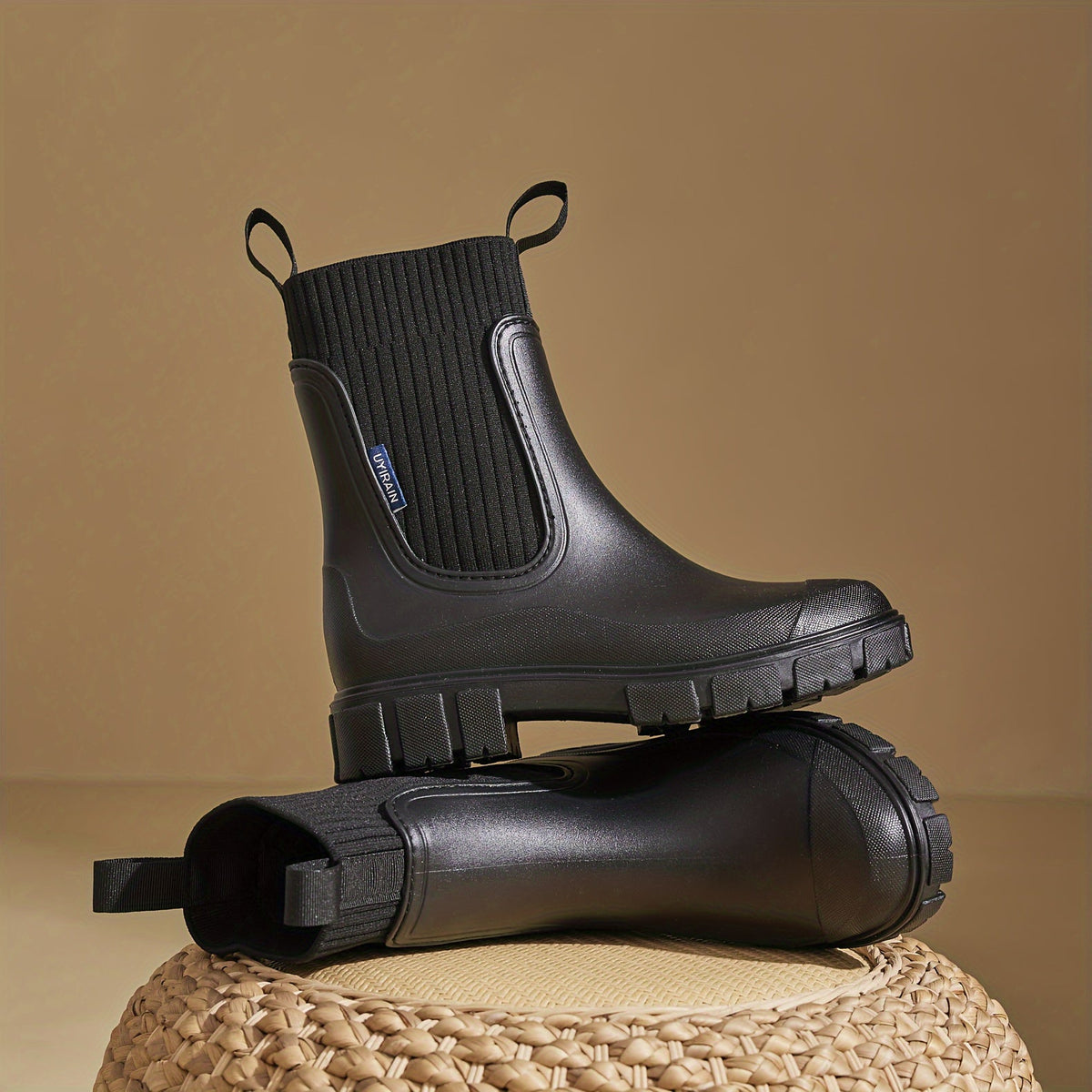 Women's Short Waterproof Rain Boots with Anti-Slip Sole for Garden & Wet Weather | Thomler