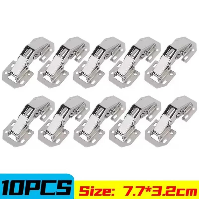 Hydraulic Soft-Close Door Hardware Set – Quiet Operation, Steel Build for Kitchen & Bath Cupboards | Thomler