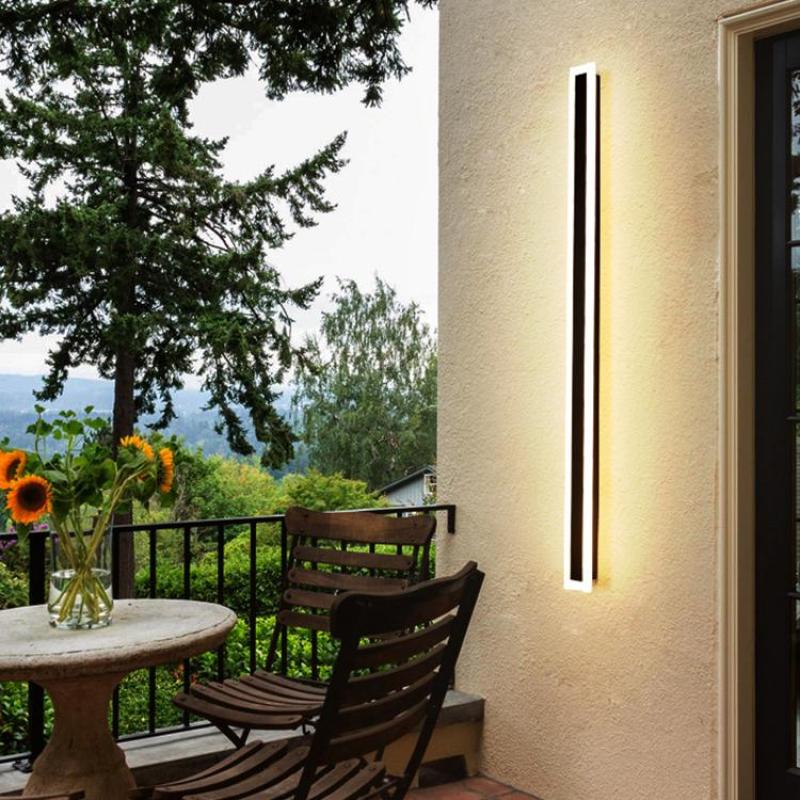 Weather-Resistant LED Outdoor Wall Light with Acrylic Panel for Entryway & Patio | Thomler