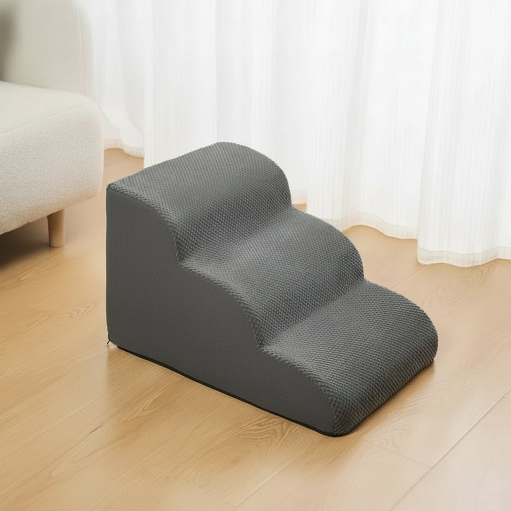Cushioned Step Ramp for Small Dogs & Senior Pets – Indoor Furniture Access | Thomler