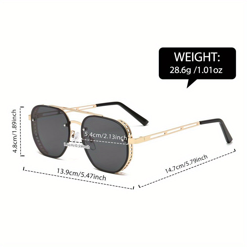 Round Metal Frame Sunglasses with UV Protection for Men & Women – Lightweight Unisex Eyewear | Thomler
