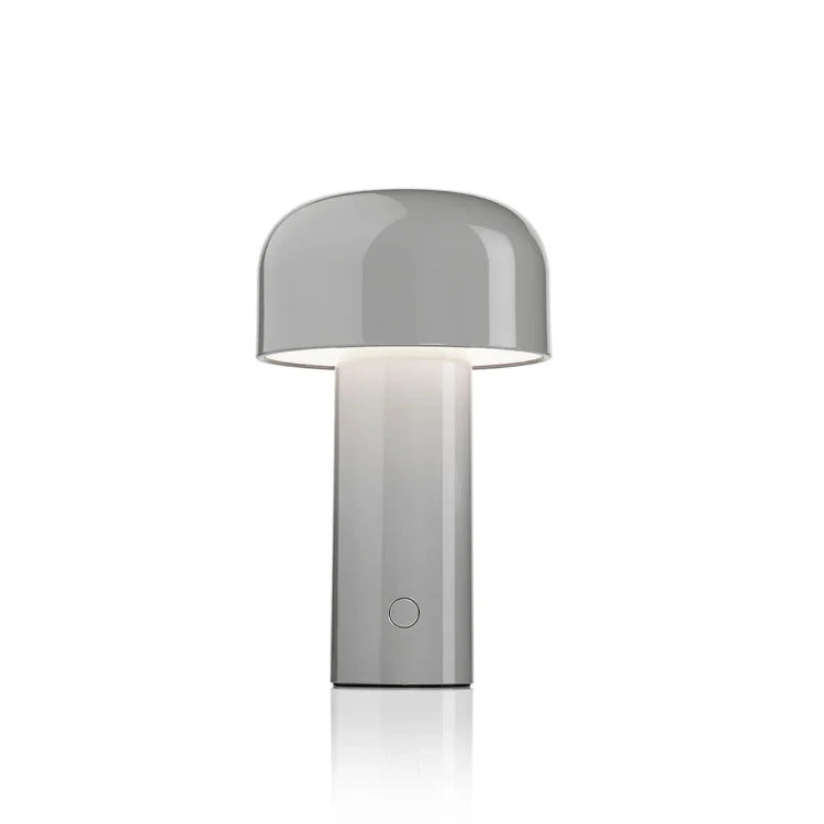 Cordless Mushroom Table Lamp with Touch Dimmer & USB-C Rechargeable Battery for Bedroom, Desk & Outdoor | Thomler