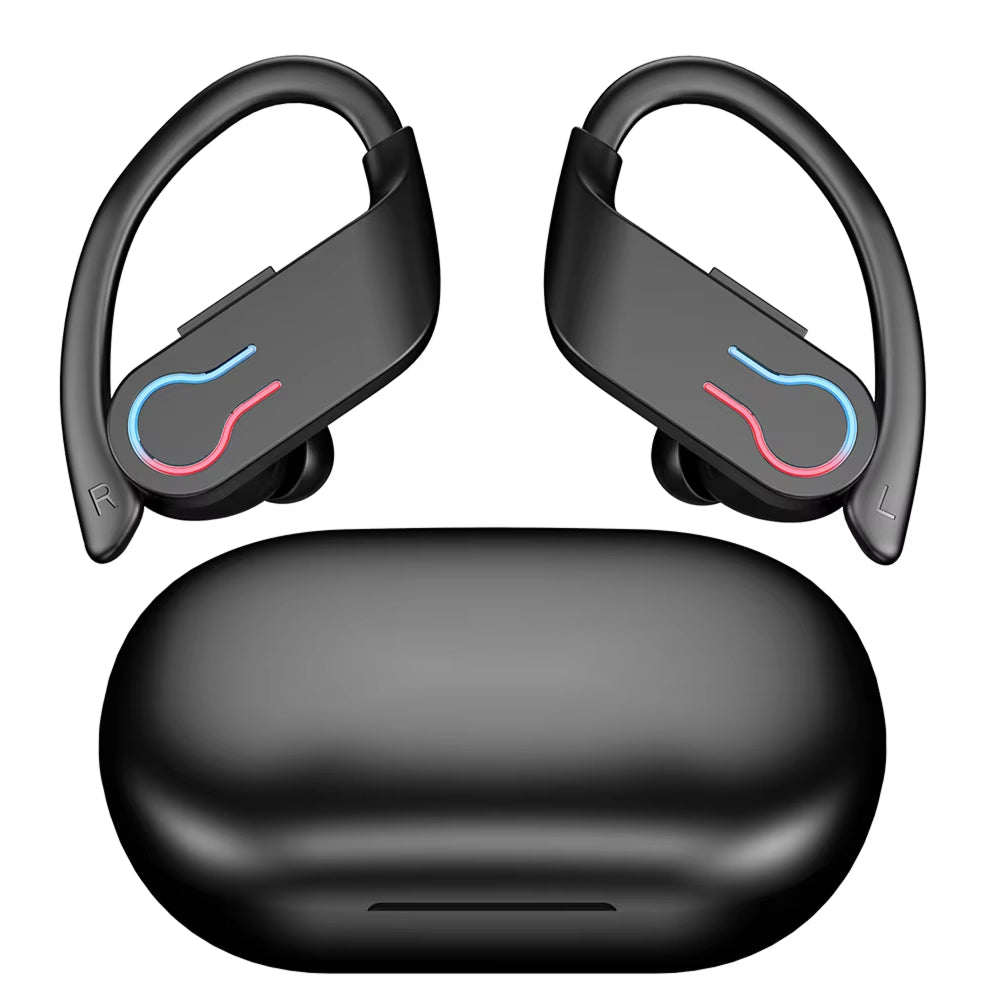 Wireless Sports Earbuds with Ear Hooks IPX7 Waterproof Bluetooth 5.3 Headphones 200-Hour Battery Life Running Gym Workout Fitness Earphones | Thomler