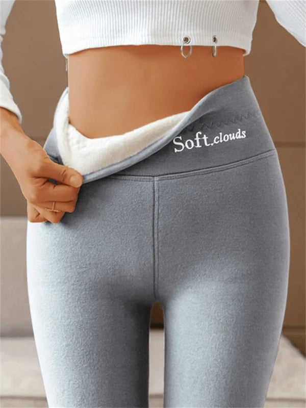 Thermal Fleece-Lined High-Waisted Leggings for Women – Winter Stretch Tights | Thomler