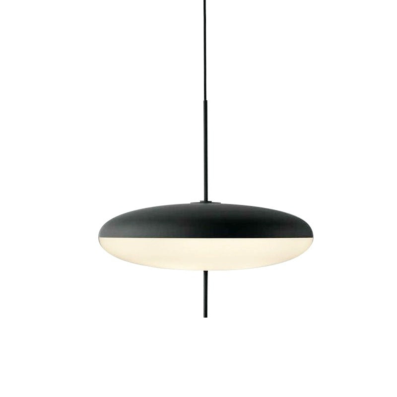 Geometric Pendant Light with LED for Dining Room, Modern Minimalist Hanging Fixture, Adjustable Height Ceiling Light for Kitchen Island | Thomler