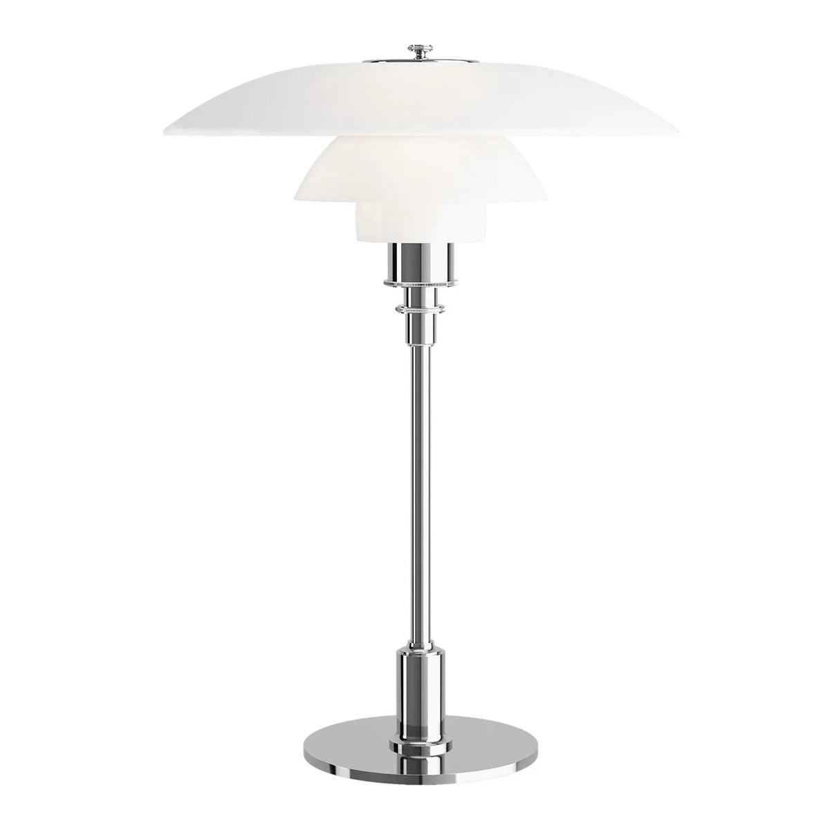 Modern Glass Globe Table Lamp with Dimmer Switch for Bedroom & Living Room – LED Accent Light with Gold or Silver Metal Base | Thomler