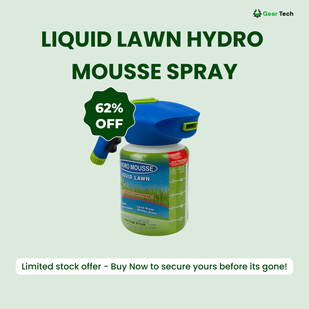 Spray-On Grass Seed Hydro Seeding System for Bare Spots & Dog Patches – Garden Hose Attachment Lawn Repair Kit for Quick Coverage & Green | Thomler