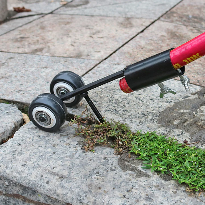 Dual-Hook Crack Weeder Tool for Paving & Driveways – Detachable Metal Weeding Head for Patio Gaps & Lawn Edges | Thomler