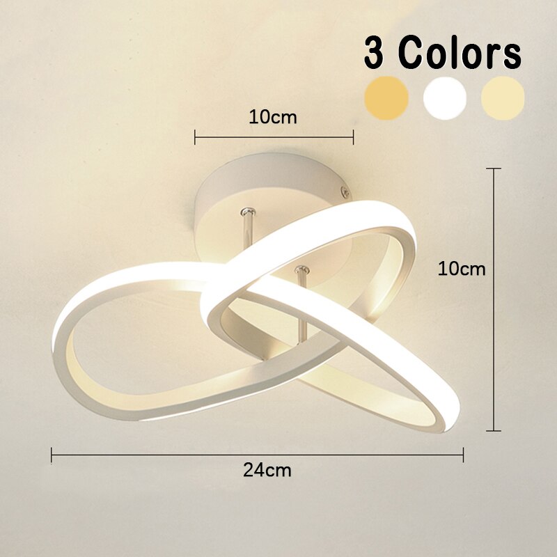 Adjustable LED Ceiling Light with Rotating Arms – Dimmable Modern Flush Mount Fixture for Living Room, Bedroom, Office & Kitchen | Thomler