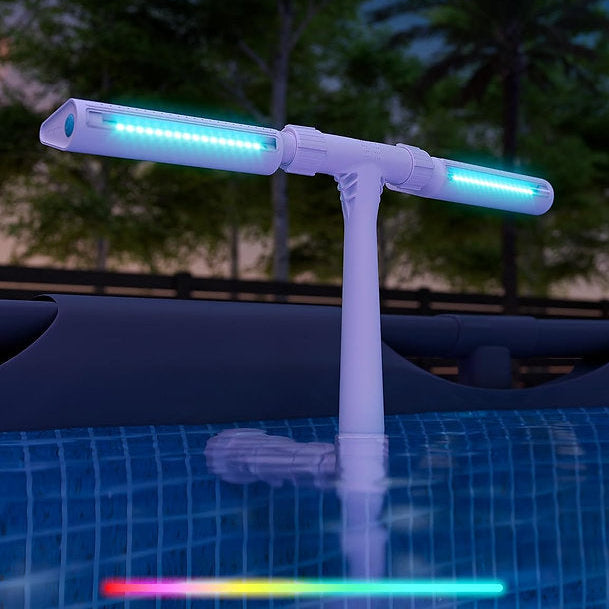 RGB Solar-Poolbrunnen — Verwandelt Ihren Pool jeden Abend in eine Lichtshow