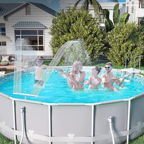 RGB Solar-Poolbrunnen — Verwandelt Ihren Pool jeden Abend in eine Lichtshow