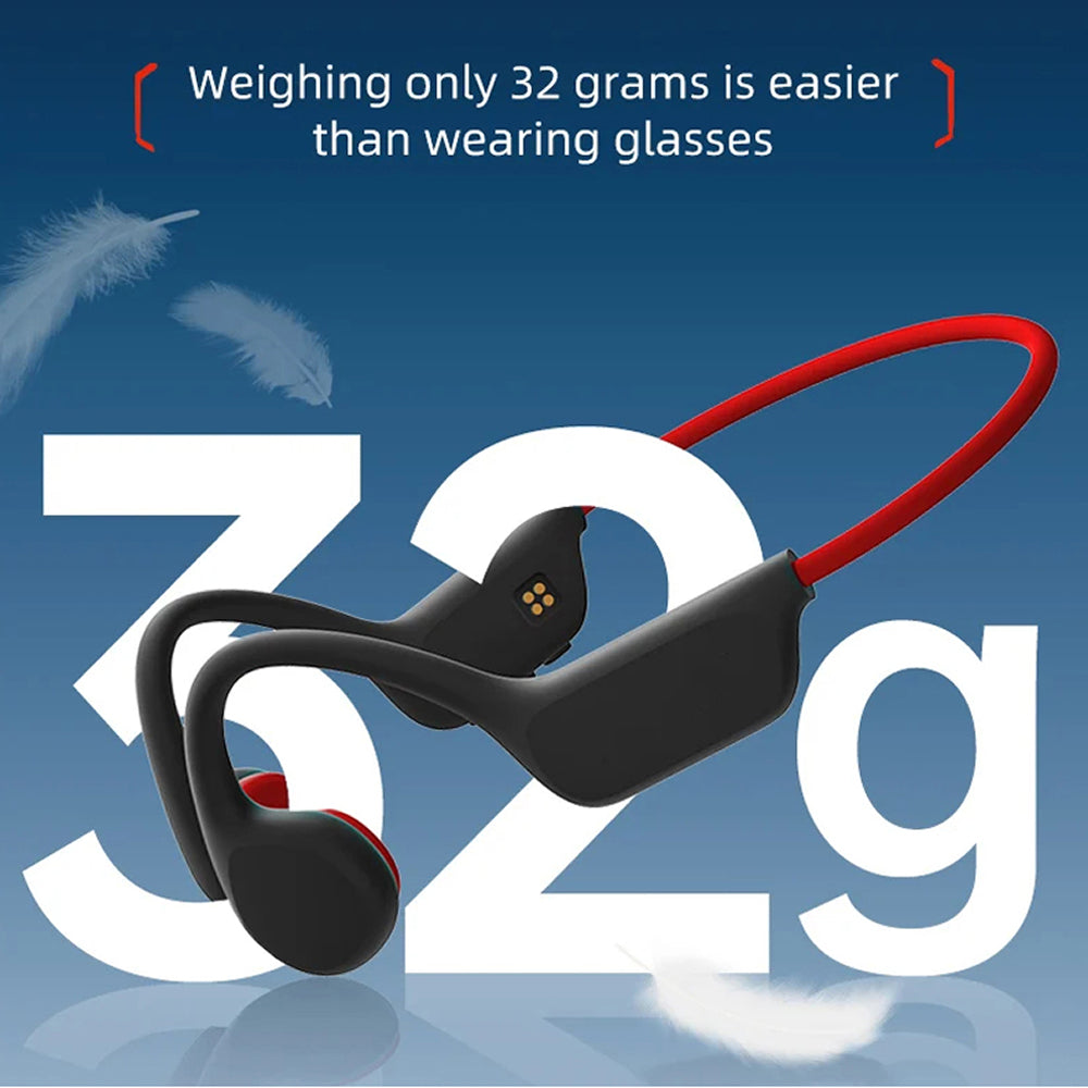 Bone Conduction Swim Headphones with 32GB Storage & IPX8 Waterproof Rating for Pool Training, Open Water Swimming, Running & Cycling | Thomler