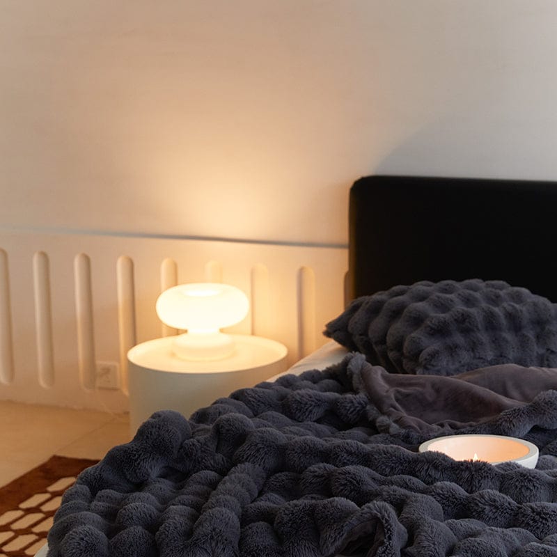 Plush Faux Fur Throw Blanket with Silky Soft Texture for Couch, Bed & Living Room Decor in Multiple Colors | Thomler