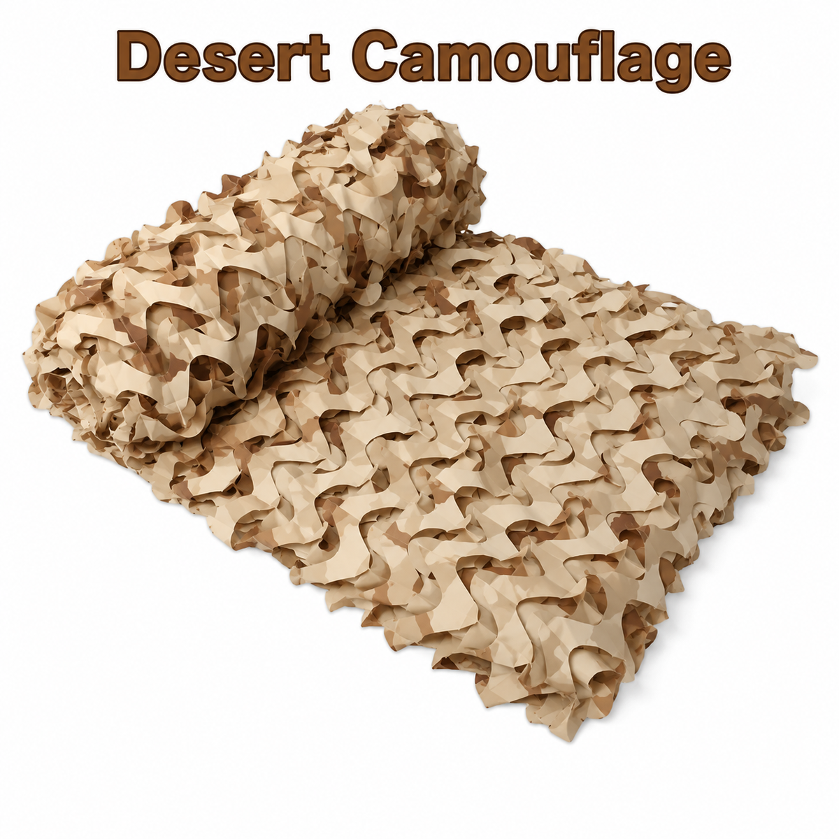 Outdoor Camouflage Netting for Camping, Hunting Blinds & Garden Shade Cover | Lightweight Nylon Camo Net | Thomler