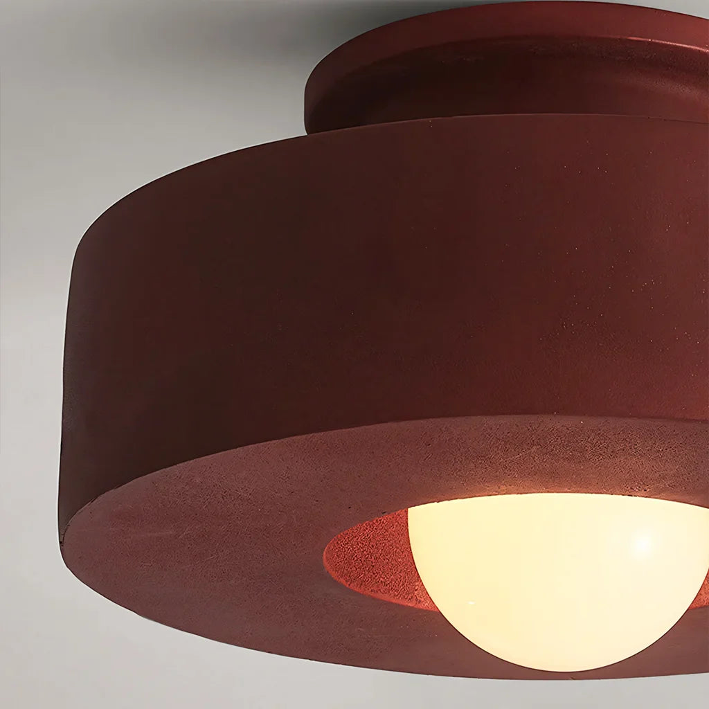 Ceiling Light Resin 11.8 in x 5.9 in LED Minimalist Indoor Lighting Living Room Bedroom Pendant | Thomler