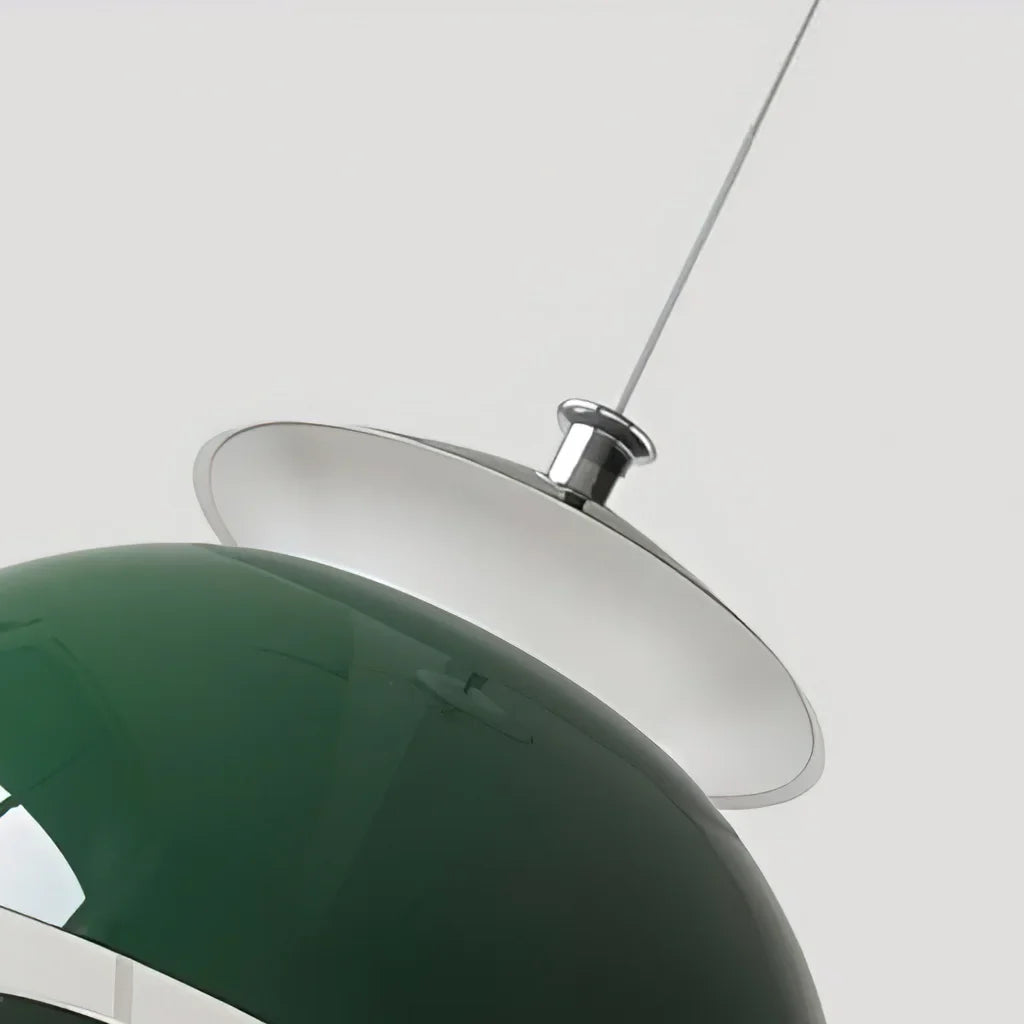 Pendant Light Metal 10 in Spherical Adjustable Living Room Dining Area Modern Chandelier Industrial Style LED Ceiling Fixture | Thomler
