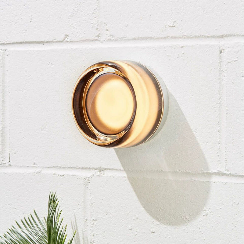 Circle Glass Wall Sconce Light – Warm LED Glow for Bedroom, Living Room & Hallway – Modern Minimalist Design | Thomler