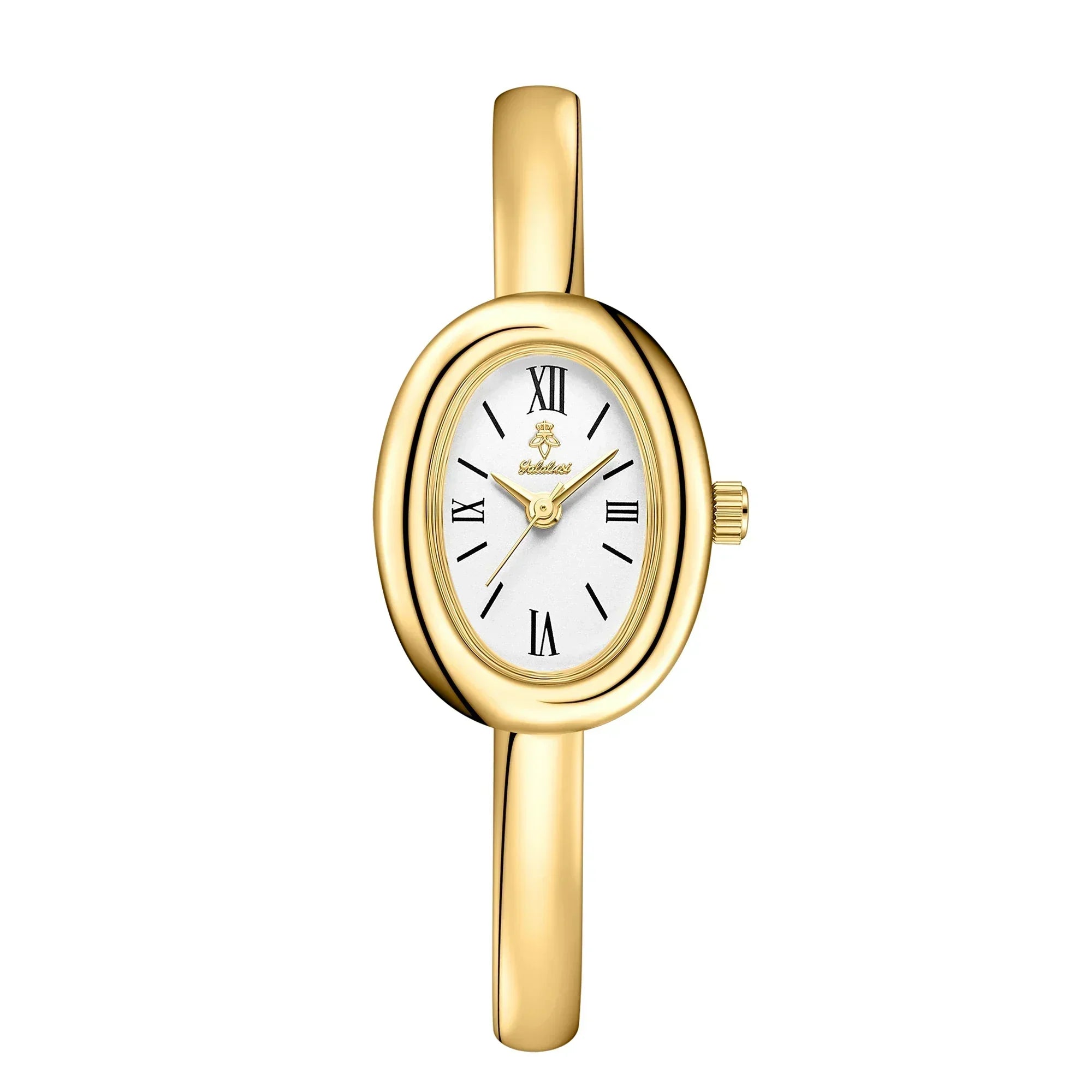 Women's Oval Dial Bangle Watch Stainless Steel Bracelet Timepiece for Everyday Dressy Casual Office Events Travel Gifts Analog Quartz Moveme | Thomler