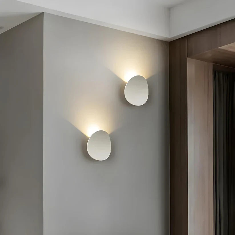 LED Wall Sconce – Round Aluminum Disk Light, 7W Modern Fixture for Bedroom, Hallway, Living Room & Office | Thomler