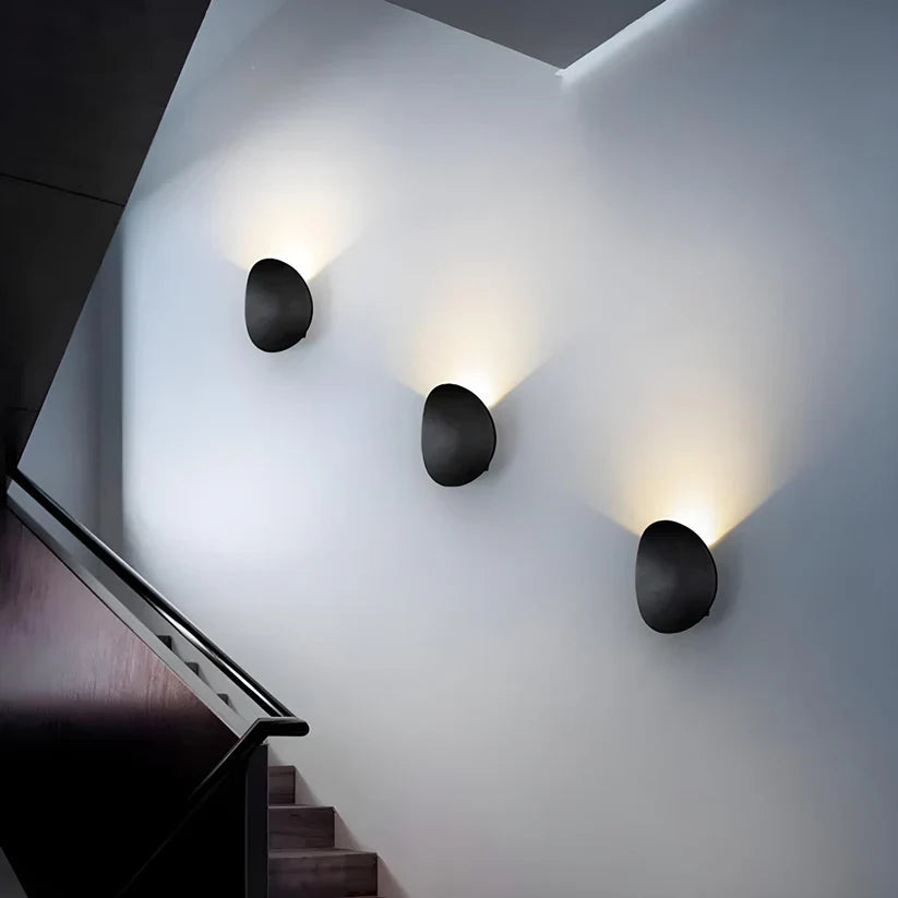 LED Wall Sconce – Round Aluminum Disk Light, 7W Modern Fixture for Bedroom, Hallway, Living Room & Office | Thomler