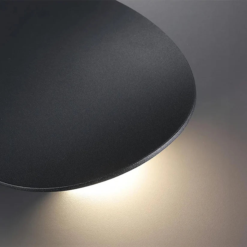 LED Wall Sconce – Round Aluminum Disk Light, 7W Modern Fixture for Bedroom, Hallway, Living Room & Office | Thomler