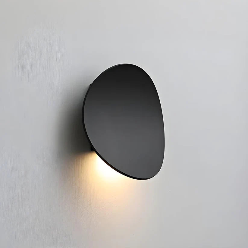 LED Wall Sconce – Round Aluminum Disk Light, 7W Modern Fixture for Bedroom, Hallway, Living Room & Office | Thomler