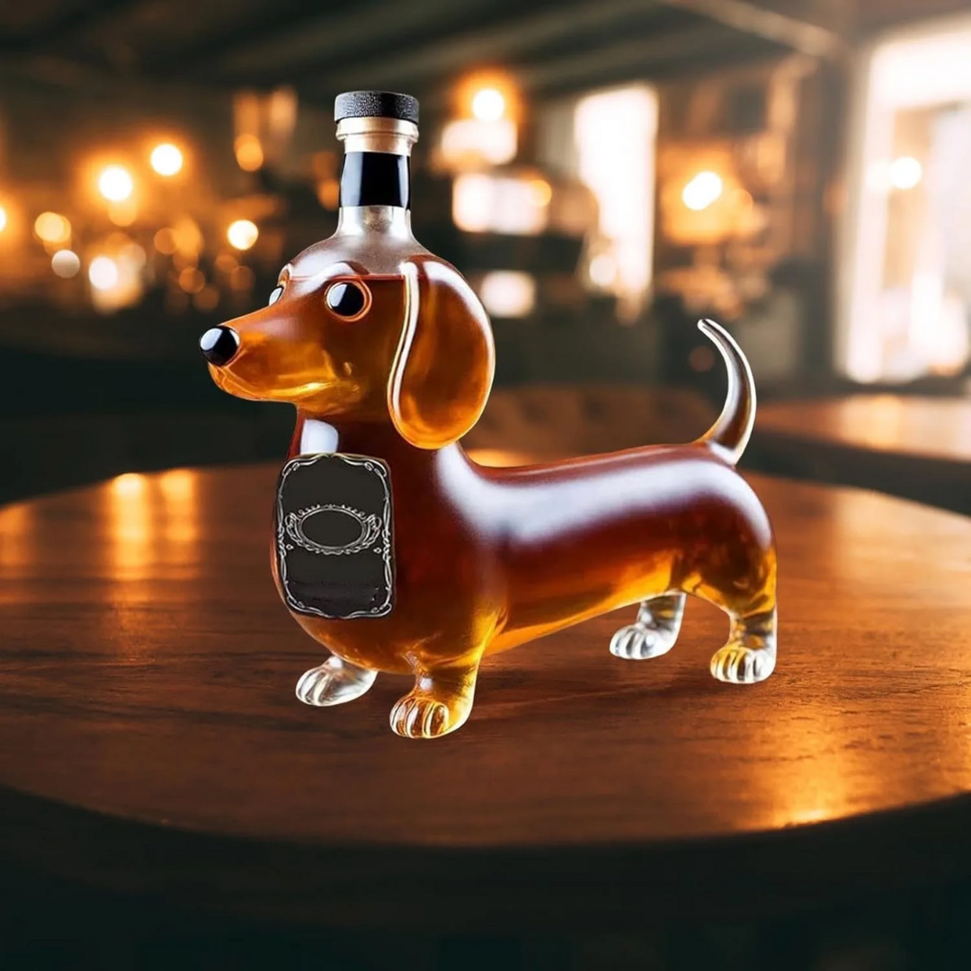Decorative Glass Animal Bottle – Unique Figurine Decanter for Home Bar & Gifting | Thomler
