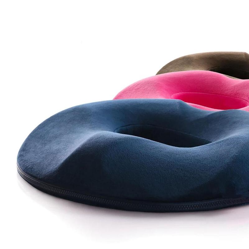 Memory Foam Seat Cushion for Tailbone Pain Relief – Donut Design for Chairs, Cars & Wheelchairs | Thomler