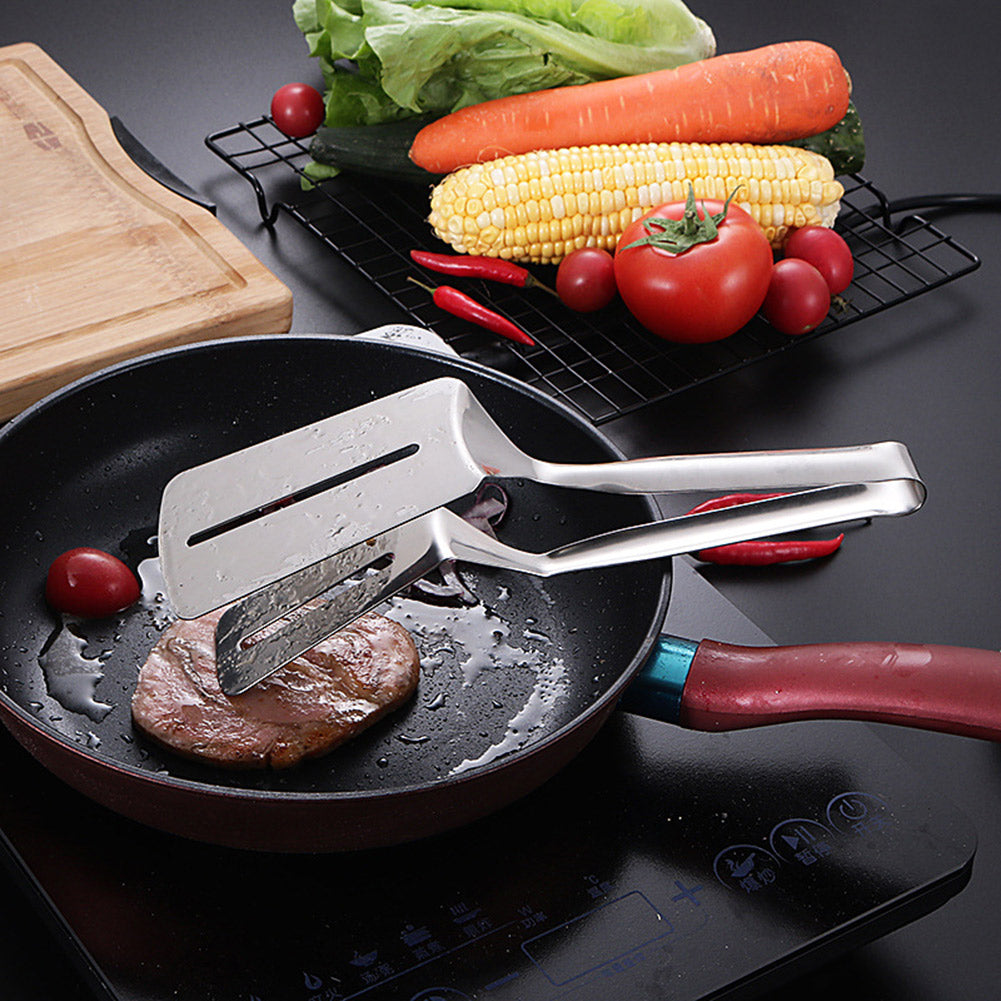 Grill Clamp Stainless Steel Heat Resistant Barbecue Grilling Accessory For Meat Fish Vegetables Outdoor Cooking Tool | Thomler