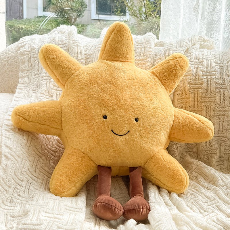 Kuschelkissen Sonne & Mond mit süßem Gesicht
