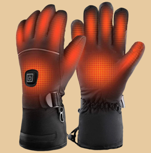 Battery-Powered Heated Gloves for Winter – Quick-Heat Technology with 3 Temperature Settings | Thomler